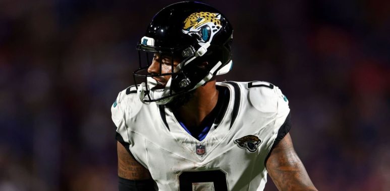 WR Gabe Davis con los Jacksonville Jaguars en 2024