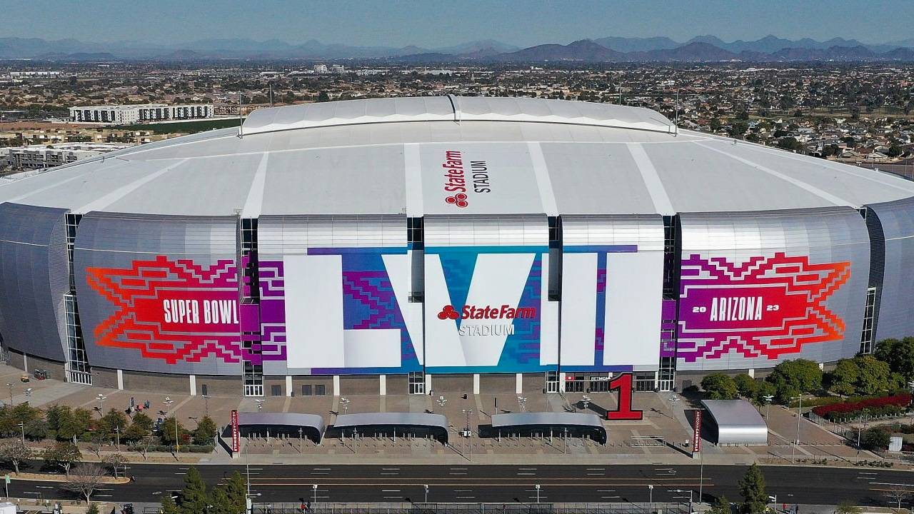 State Farm Stadium en Glendale Arizona, sede del Super Bowl LVII